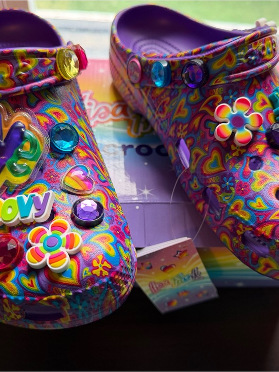 CROCS Shoes - Rare Limited Edition Lisa Frank Crocs Brand New Size 8 with Tags In Box